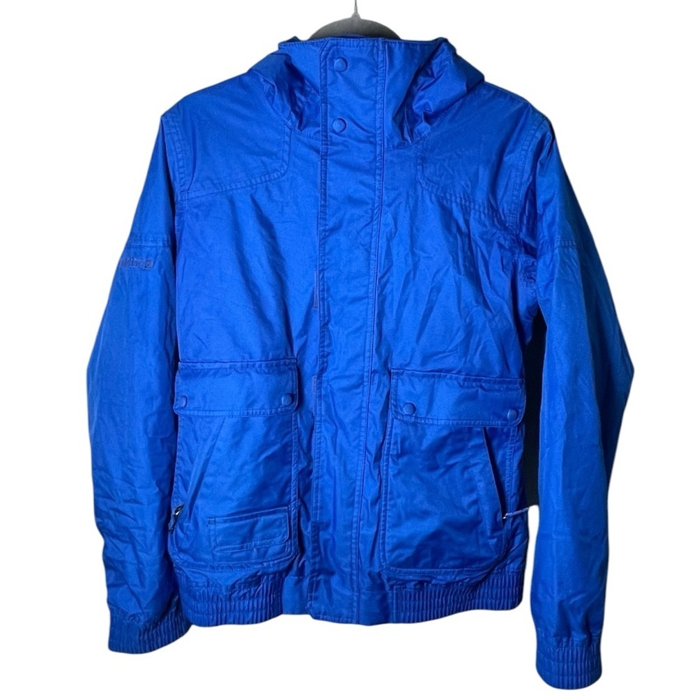 Burton Medium Coat Snowboard Jacket Ski Winter Blue Water Resistant Snow Board M